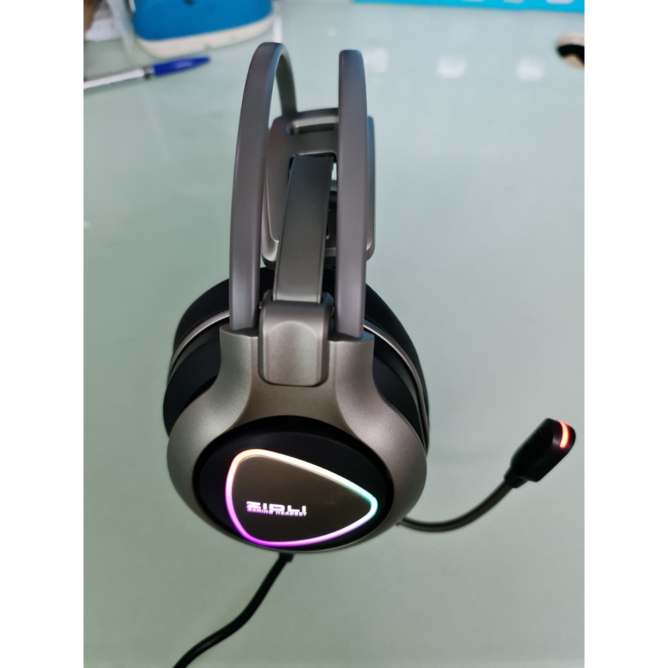 Tai nghe Gaming ZIDLI ZH-A10 7.1 RGB ENC - Hàng Chính Hãng