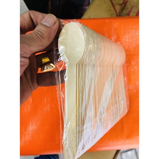 Bịch 100 Chiếc Thìa Gỗ
