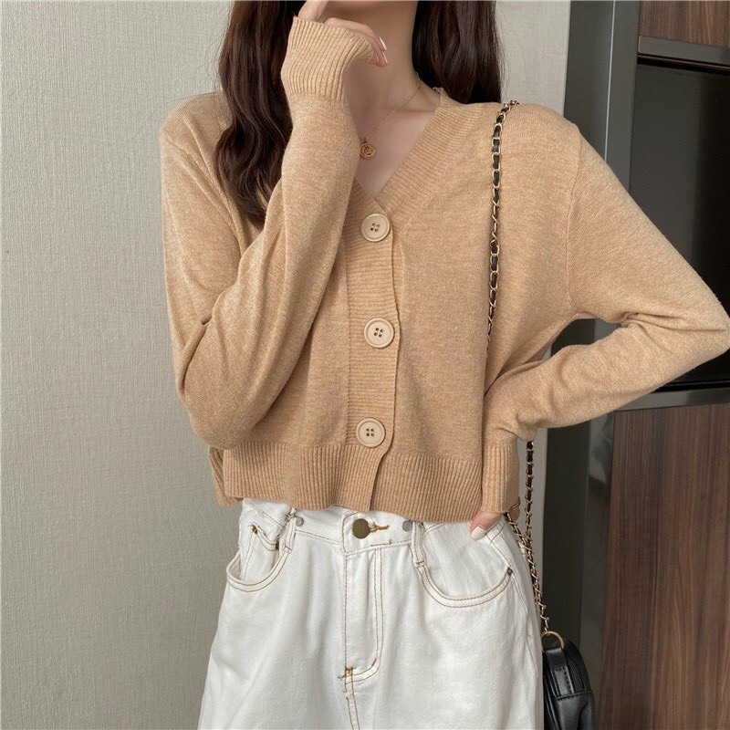 Áo Len Cardigan 4 màu hàng Quảng Châu Cao Cấp
