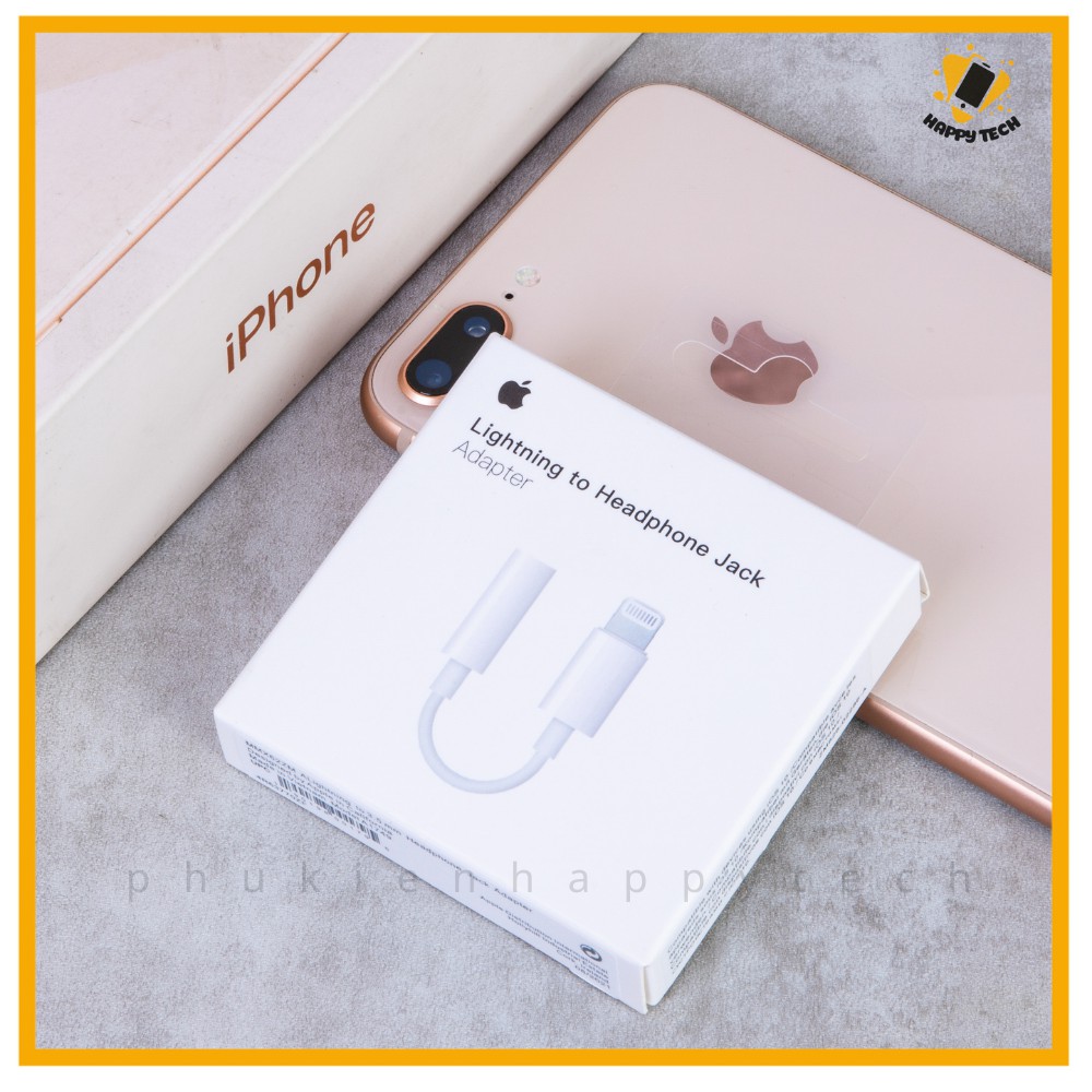 Jack cáp chuyển đổi tai nghe chính hãng zin bóc máy Lightning to 3.5mm hỗ trợ mic đàm thoại