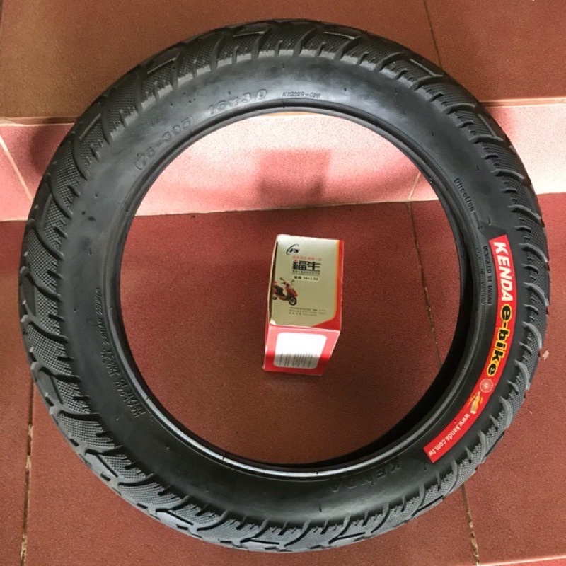 Ruột + vỏ lốp và săm 16x3.0 kenda và sobek. lốp 16x250 kenda