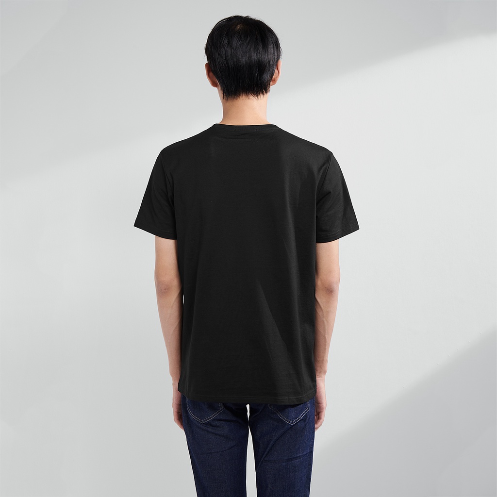 HLA - Áo Thun Nam Ngắn Tay Pure Color Round Neck Pullover Short Sleeve T-Shirt