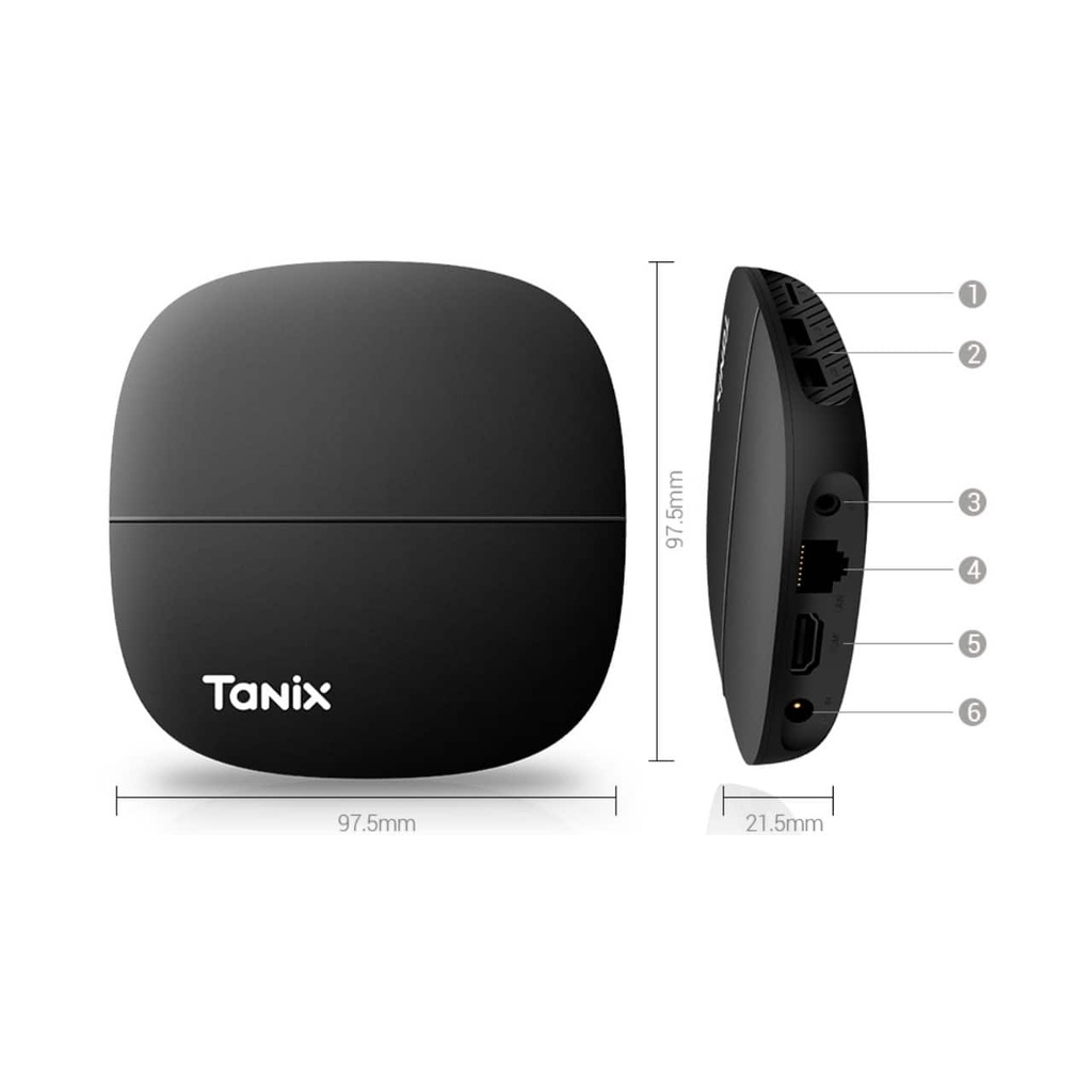 Android TV Box Tanix A3 RAM 2GB - ROM 16GB 4K UltraHD Android 10.0 - Hỗ Trợ Tìm Kiếm Bằng Giọng Nói