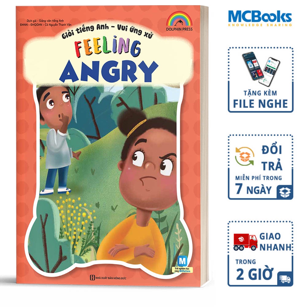 Sách Giỏi Tiếng Anh Vui Ứng Xử Feeling Angry MCBooks