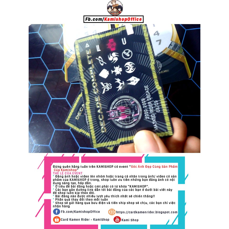 Thẻ K-TOUCH đọc trong DX K-TOUCH DECADE