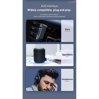 Đầu chuyển đổi Baseus Audio AUX 3.5mm ra Bluetooth ( Car AUX 3.5mm Bluetooth Receiver/ Adapter)