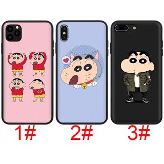 Ốp lưng hình Crayon Shin chan cho Apple iPhone 11 Pro XS Max XR X 8 7 6S 6 Plus 5S 5 SE 2020