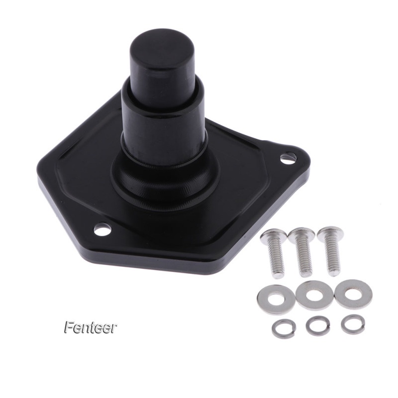 [FENTEER] BLACK Solenoid Push Button Stater Switch Harley 1991-17 EVO TWIN CAM 17762