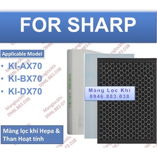 Màng hepa+ than hoạt tính sharp ki-ax70,ki-bx70,ki-dx70