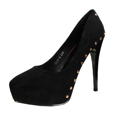 12cm sexy siêu cao gót hàn Quốc phiên bản của gót nhọn thanh lịch Giày cao gót màu đen miệng nông chống nước Đế giày nữ 