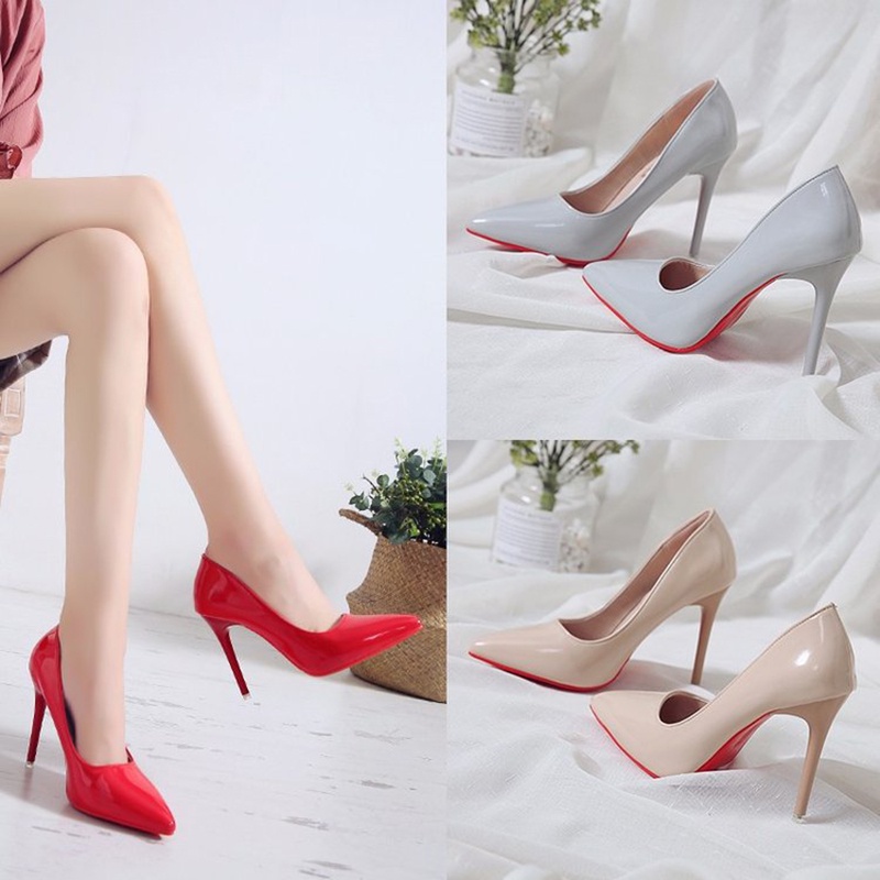 Giày cao gót IELGY 10cm mũi nhọn thời trang công sở thanh lịch