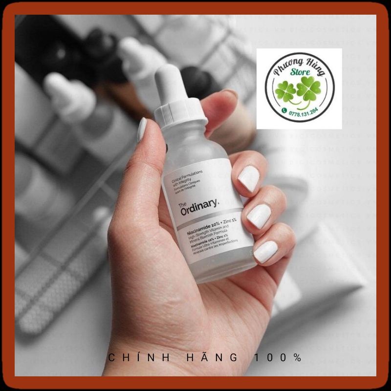 Tinh chất dưỡng sáng da The ordinary Niacinamide 10% và Zinc 1%