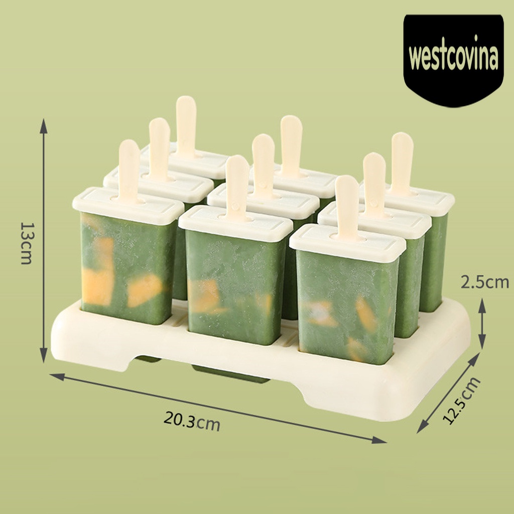 [Hot]☀ 1 Bộ Khuôn Làm Kem Bằng Nhựa Cấp Thực Phẩm Rộng Rãi Dùng Trong Xây Dựng Tiệc Tùng