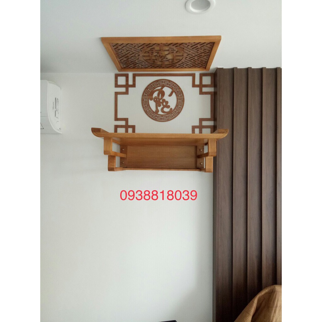 Bàn thờ treo tường ngang 61 sâu 41