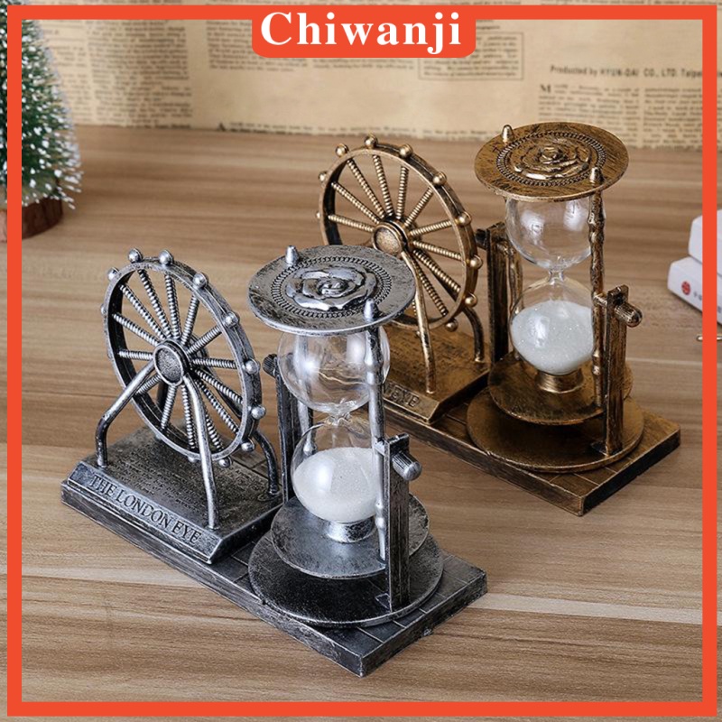 Đồng hồ cát thủy tinh phong cách cổ điển trang trí nội thất độc đáo