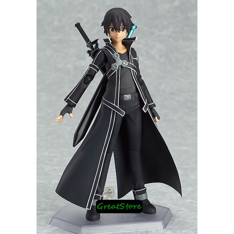 ( CHẤT, HÀNG CÓ SẴN ) MÔ HÌNH NHÂN VẬT Sword Art Online KIRITO FIGMA 174 PHONG CỬ ĐỘNG ĐƯỢC