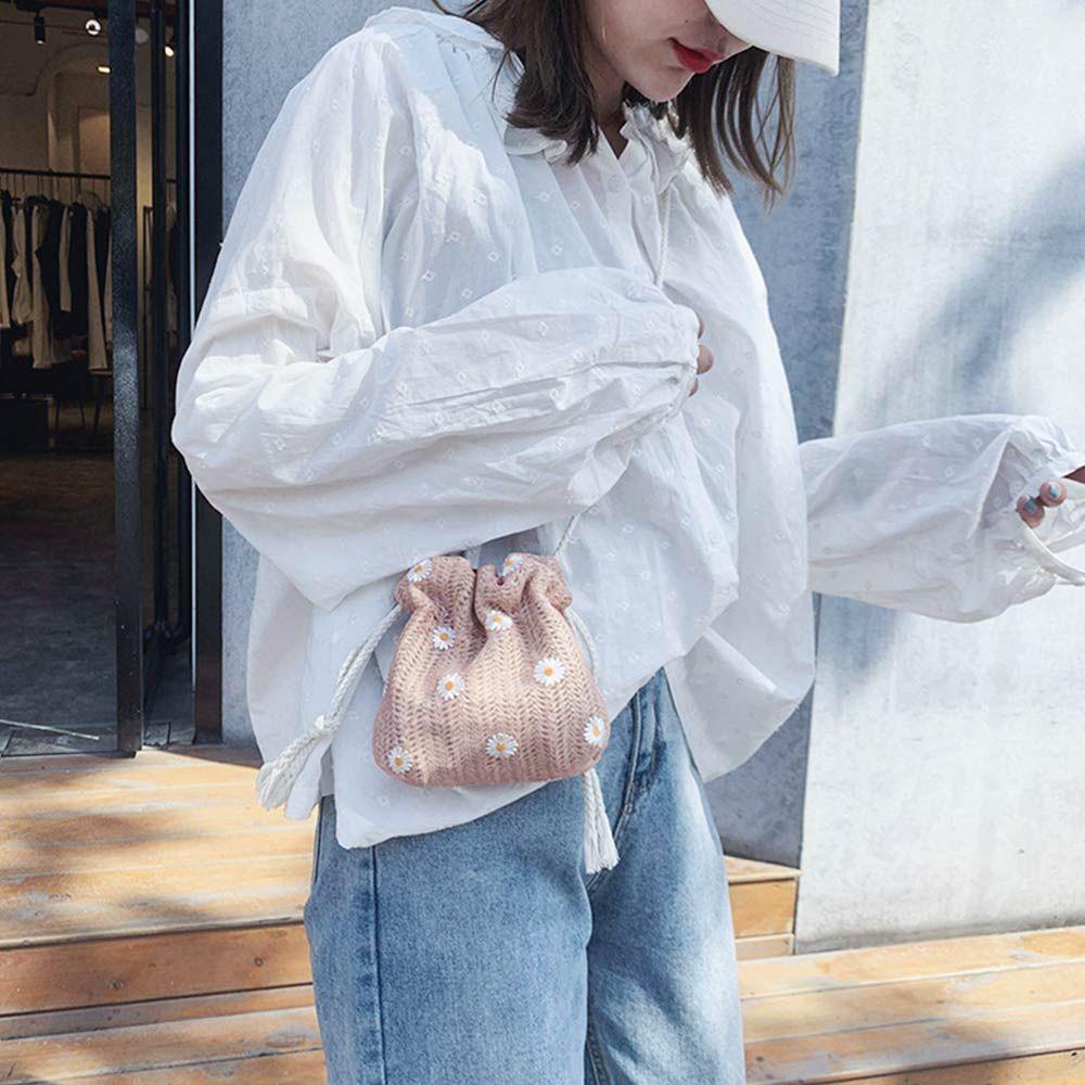 UUMIR Túi Cói Dây Rút Đeo Chéo Thời Trang Trẻ Trung