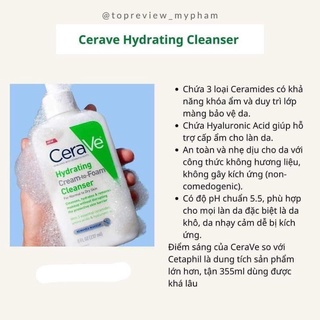 Sữa rửa mặt CeraVe