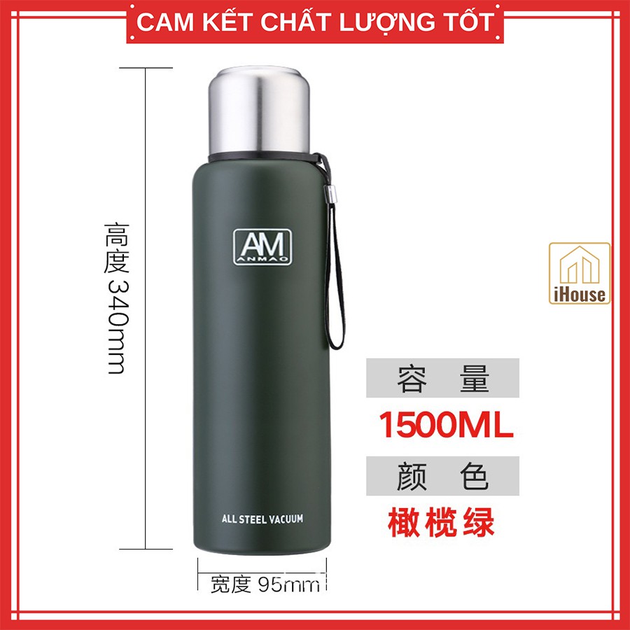 [HÀNG LOẠI 1] Bình inox 304 giữ nhiệt mini an toàn bền bỉ, Bình nước giữ nhiệt cafe thời gian lâu 500ml