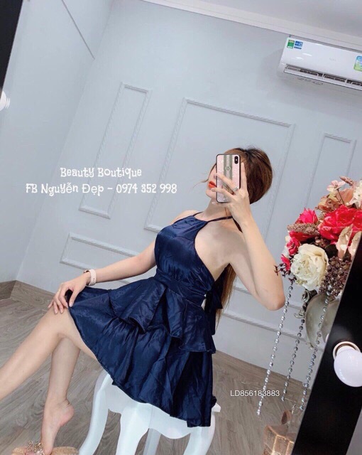 Đầm phi bóng tầng có mút ngực (kèm ảnh thật) | BigBuy360 - bigbuy360.vn