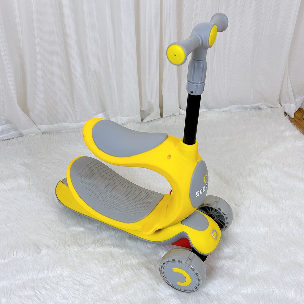 XE TRƯỢT SCOOTER CAO CẤP ĐA NĂNG 3IN1 CHO BÉ 1 - 8 TUỔI (HÀNG CHÍNH HÃNG)