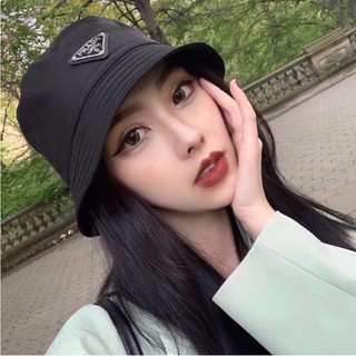 Mũ Bucket In LOGO PRADA Thời Trang Năng Động