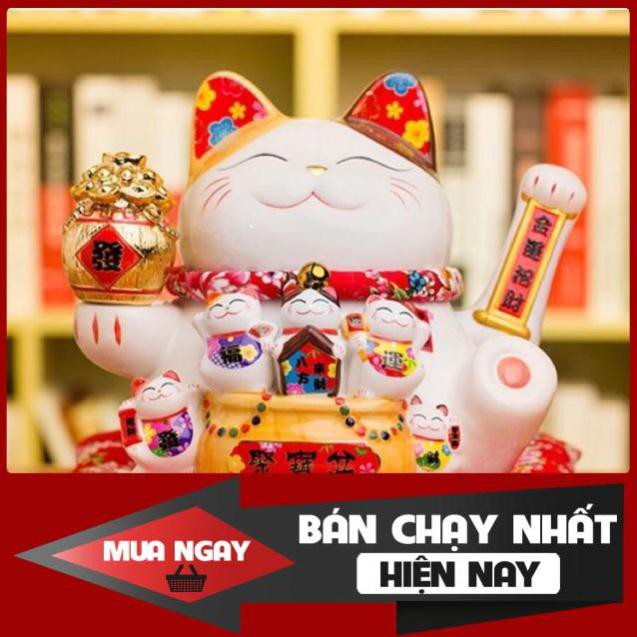 [SP BÁN CHẠY] Mèo thần tài Như Ý Cát Tường - Thiên Kim Vạn Lượng có 3 cỡ