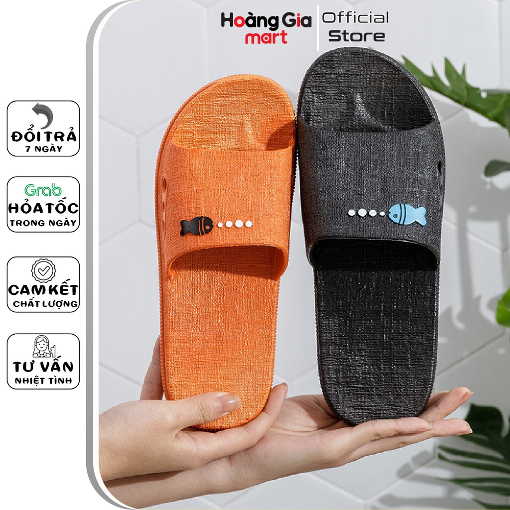 Dép đi trong nhà văn phòng chống trượt chất liệu EVA nguyên khối không dán keo mã FISH120