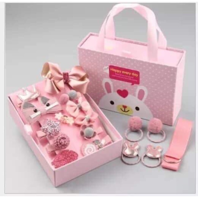 Set kẹp tóc cho bé