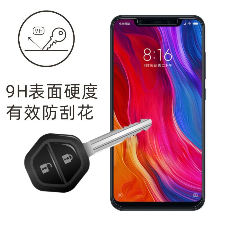 Cường lực Hyper+ cho Xiaomi Mi 8 / Mi8 Pro/ Mi8 EE Mi 9 viền 2,5D chính hãng