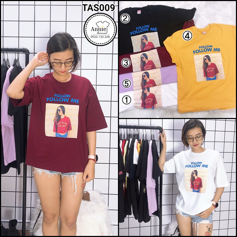 Áo thun nữ form rộng oversize Thái Lan TAS009 | Shopee Việt Nam