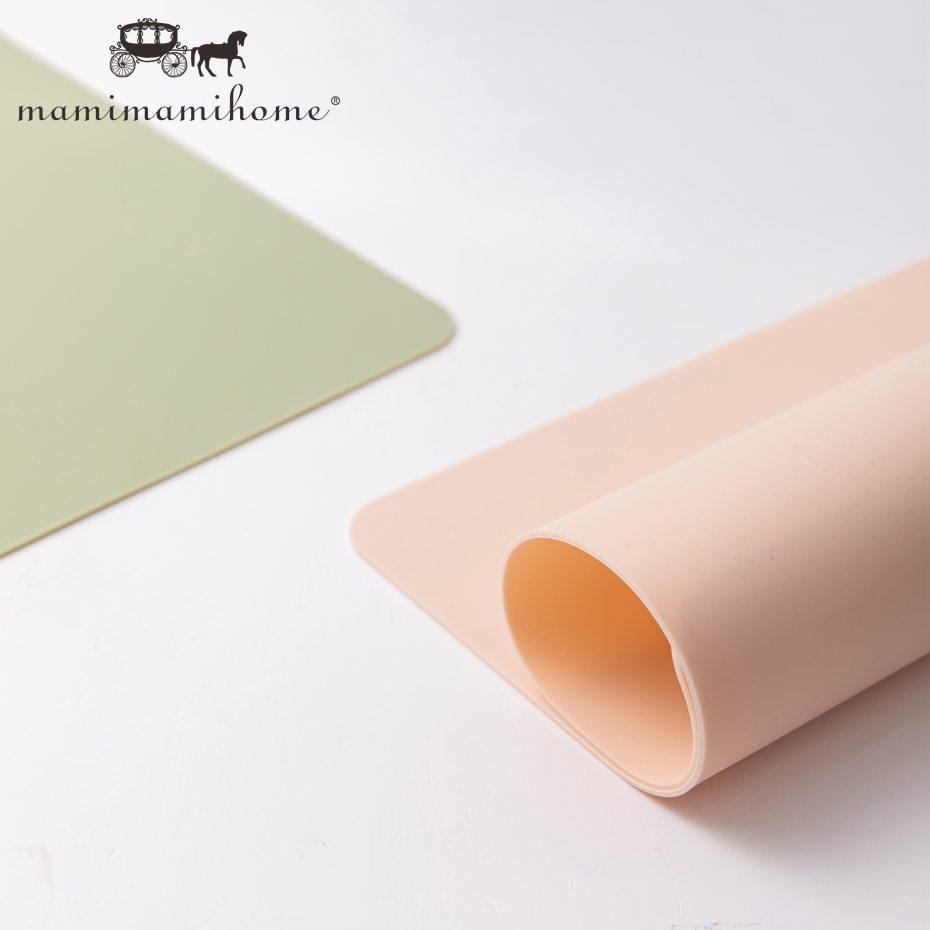 Thảm lót bàn ăn MAMIMAMIHOME chất liệu silicon không chứa BPA dễ dàng làm sạch cho bé