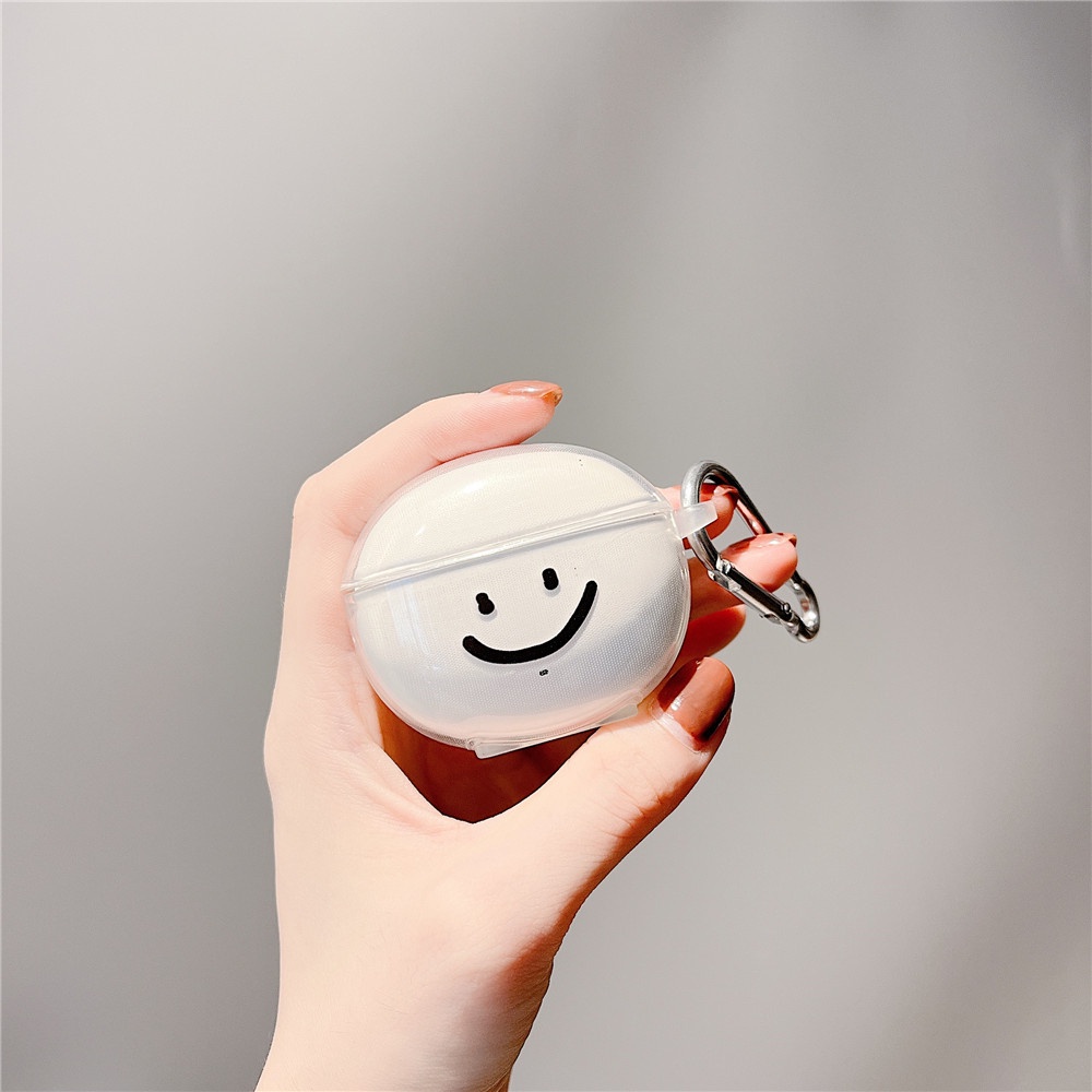 Vỏ Bảo Vệ Hộp Sạc Tai Nghe Edifier X2 Mềm Trong Suốt Hình Phi Hành Gia Mặt Cười