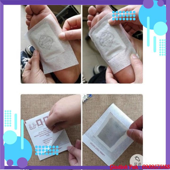 10 Miếng Dán Chân Thải Độc Detox Lanna Foot Patch | BigBuy360 - bigbuy360.vn