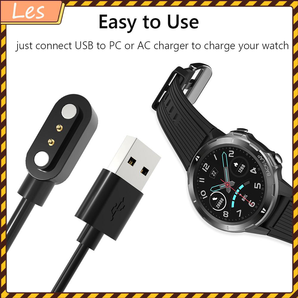 Dây cáp sạc USB cho đồng hồ thông minh ID205U/Willful IP68 SW023/Uwatch 3
