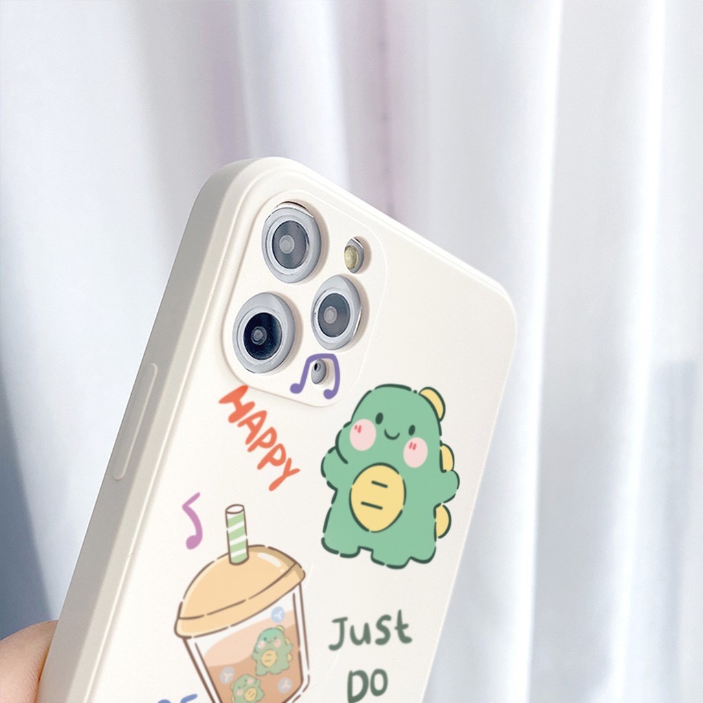 Ốp Lưng Iphone Hình Godzilla Dễ Thương Cạnh Vuông 7plus/8/8plus/x/xs/11/11pro/11promax/12/12pro/12promax/plus/promax