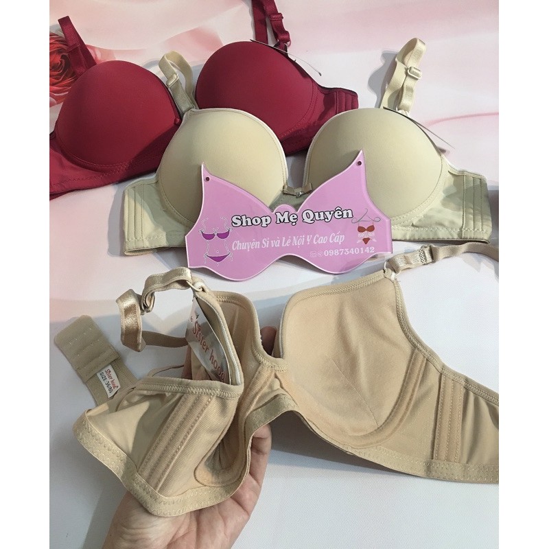 [HÀNG THÁI] Áo lót mút vừa không gọng phối viền siêu ôm ngực