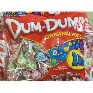 Kẹo que (kẹo mút) Dum Dums - Mỹ- bản tặng thêm 35%