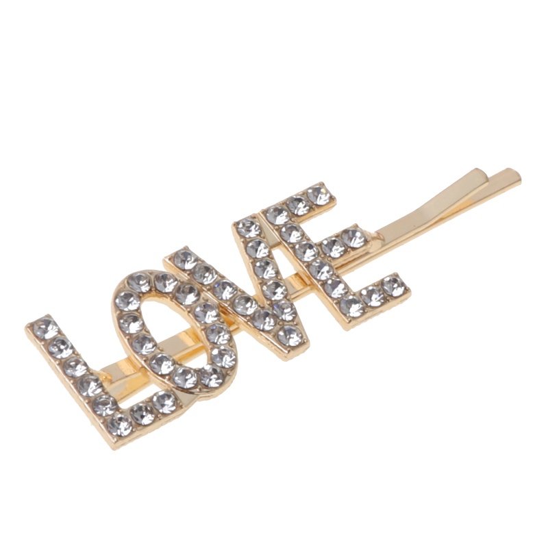 Set 3 Kẹp Tóc Kim Loại Phong Cách Tối Giản Cho Nữ