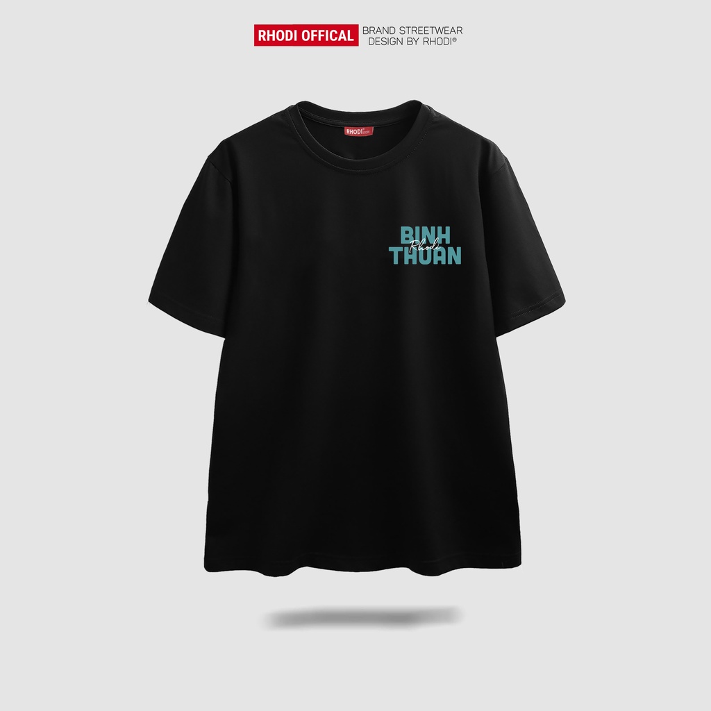 Áo thun local brand RHODI phông cổ tròn tay lỡ unisex nam nữ thế hệ genz Bình Thuận