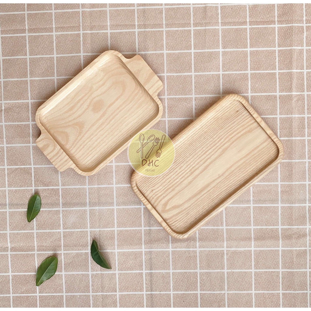 Khay, Đĩa, Thớt gỗ Tần Bì nguyên khối I Khay gỗ đựng đồ ăn ,Decor trưng bày, chụp hình sản phẩm
