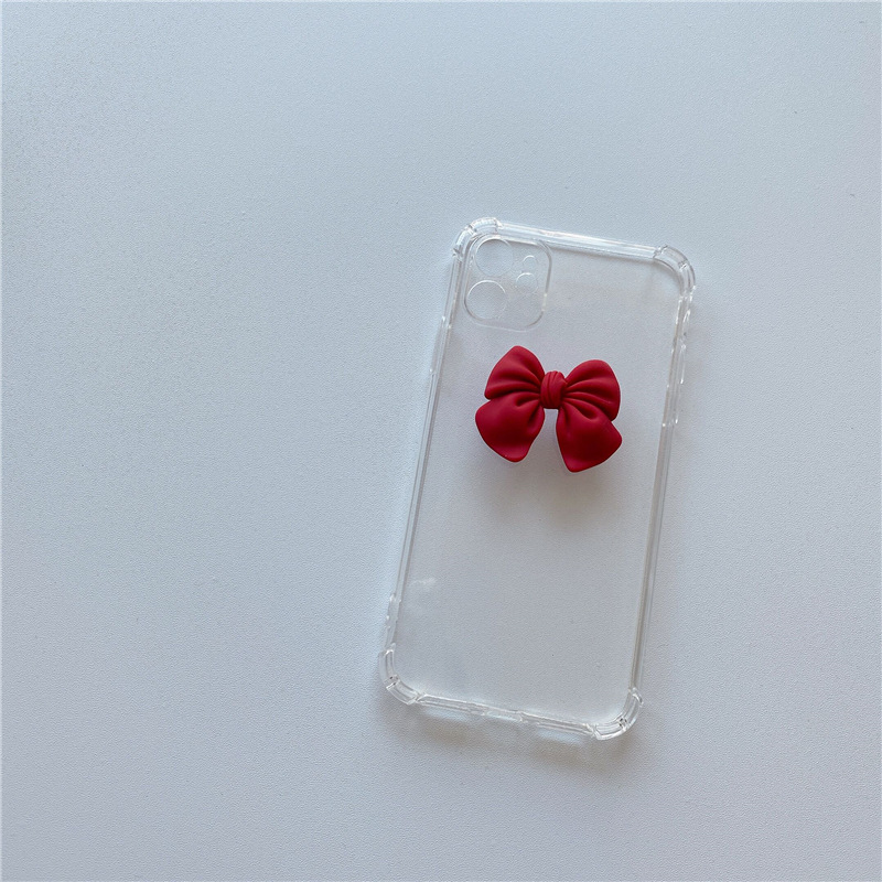 Ốp Điện Thoại Đính Nơ Xinh Xắn Cho Iphone 11 12 Pro Max Xs Xr Mini 78plus | BigBuy360 - bigbuy360.vn