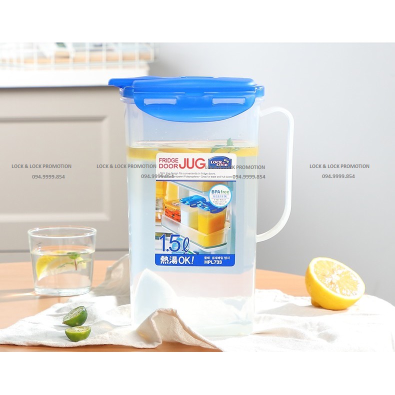 [ LOCK&amp;LOCK ] Bình đựng nước Lock&amp;Lock Jug 1.5L HPL733