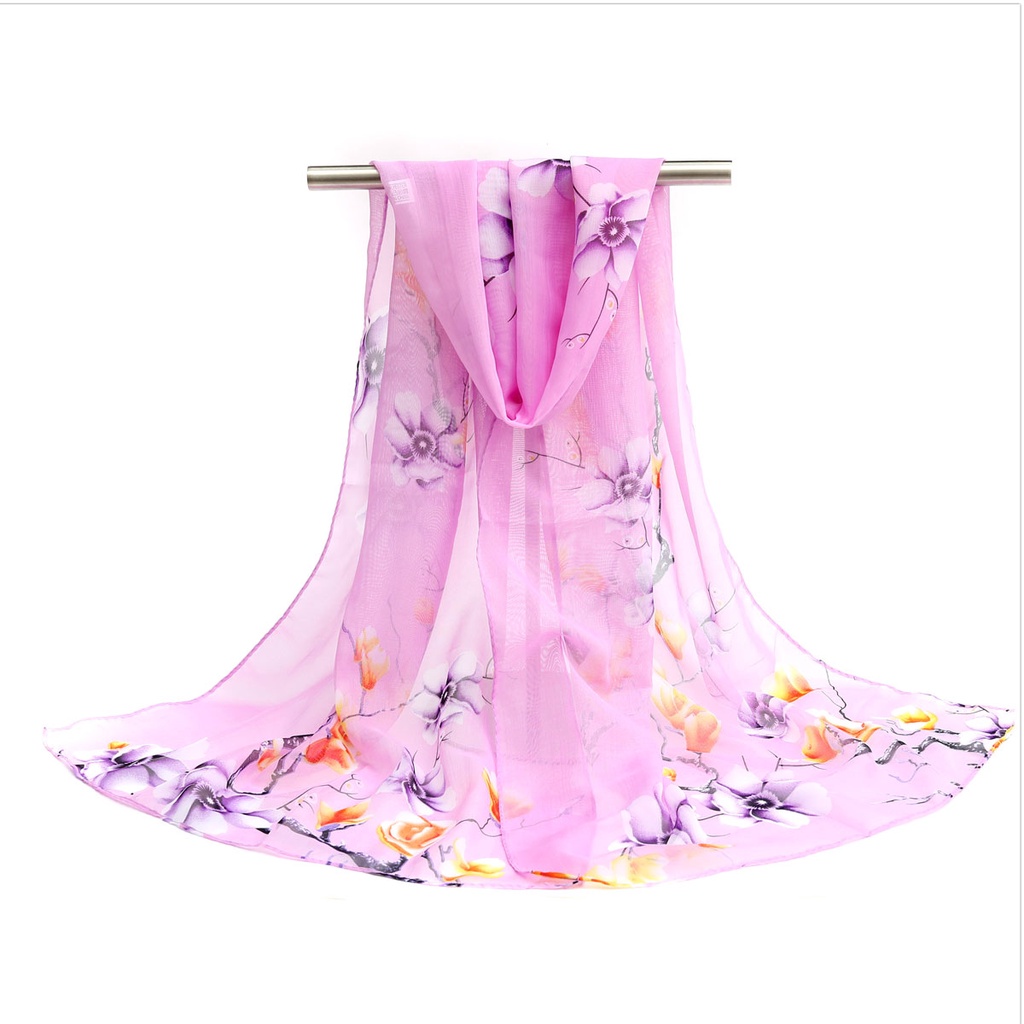 Khăn Voan Che Bụng Thoáng Khí Chống Nắng Kích Thước 50 * 150cm Cho Nữ WJ1042-36
