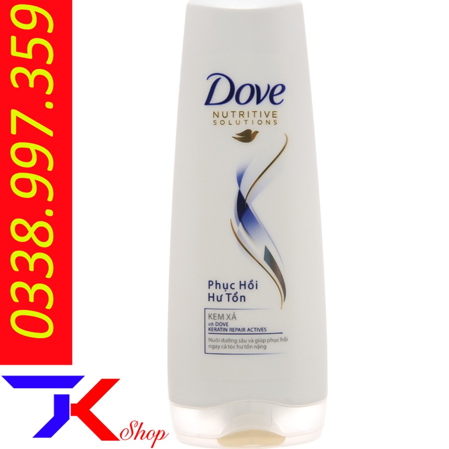 Kem xả Dove phục hồi hư tổn 342ml