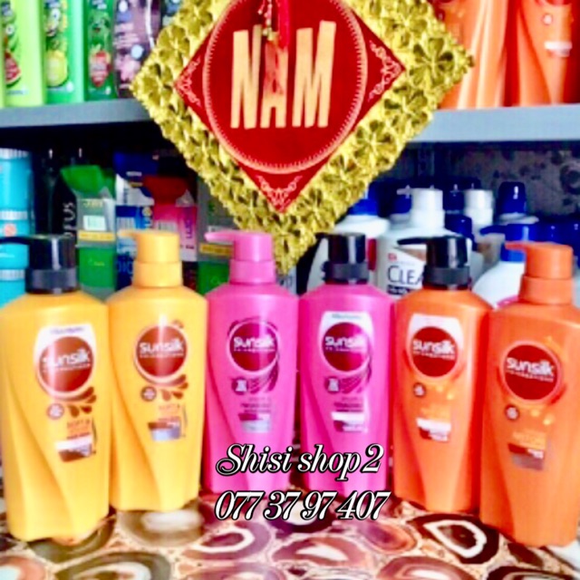 ( Đủ loại)DẦU GỘI hoặc XẢ SUNSILK THÁI 450ml