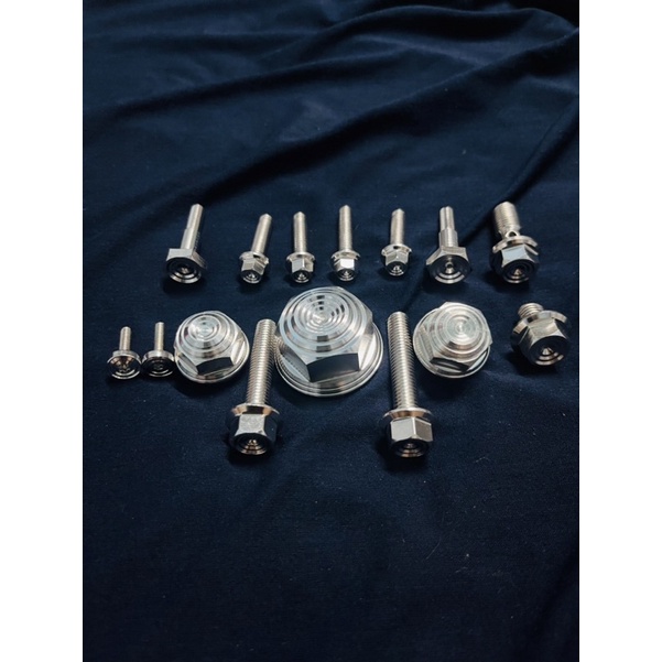 COMBO 15 ỐC SALAYA MẪU THÁI GẮN GIDONG RAIDER SATRIA SONIC SIÊU ĐẸP