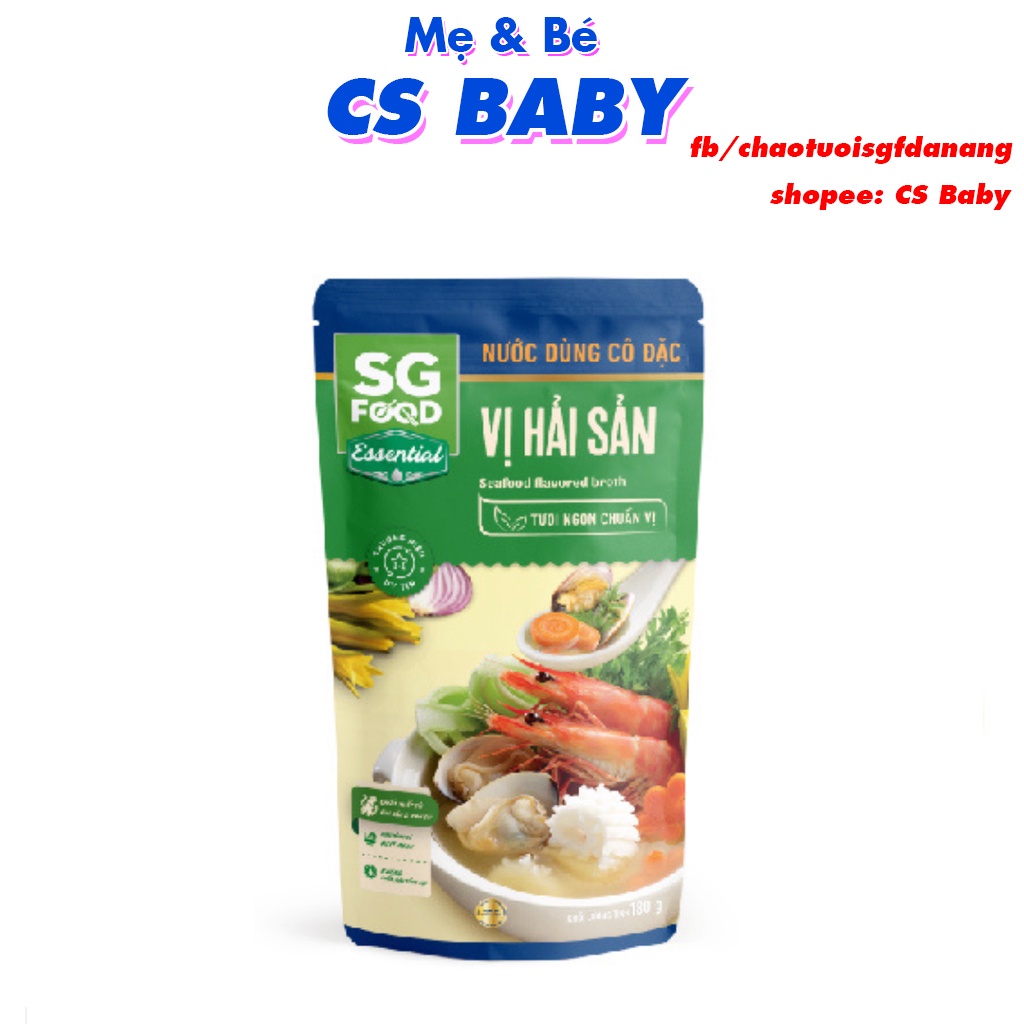 Nước Dùng Cô Đặc Vị Hải Sản Sài Gòn Food 180g-CS Baby