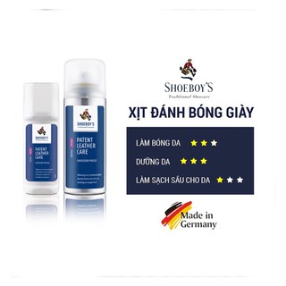 Xịt đánh bóng giày shoeboy's - shoeboy's patent leather care 150ml