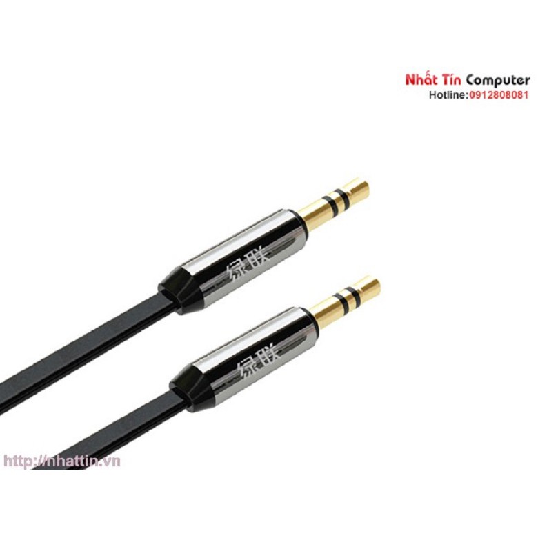 Cáp Audio 3.5mm 10723 dài 0,5M Ugreen 2 đầu mạ vàng 24K chính hãng